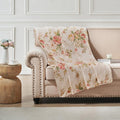 Buttercup Floral Cotton Quilted Throw 50x60in