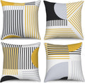 Striped Minimalist Pillow Covers Set of 4
