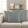 Grey Modern Geometric Pillow Covers Set of 4