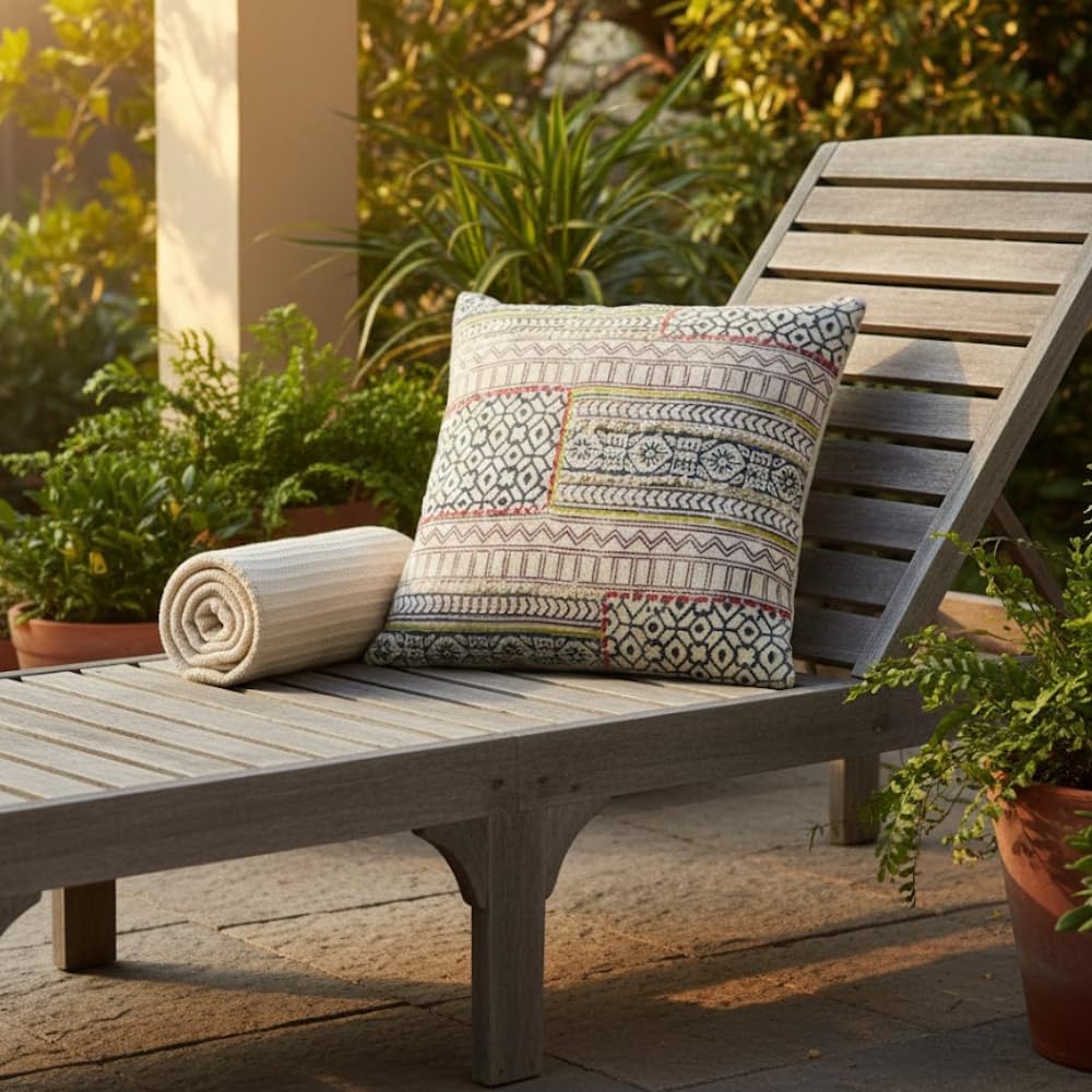 Multicolour Geometric Boho Cushion Cover