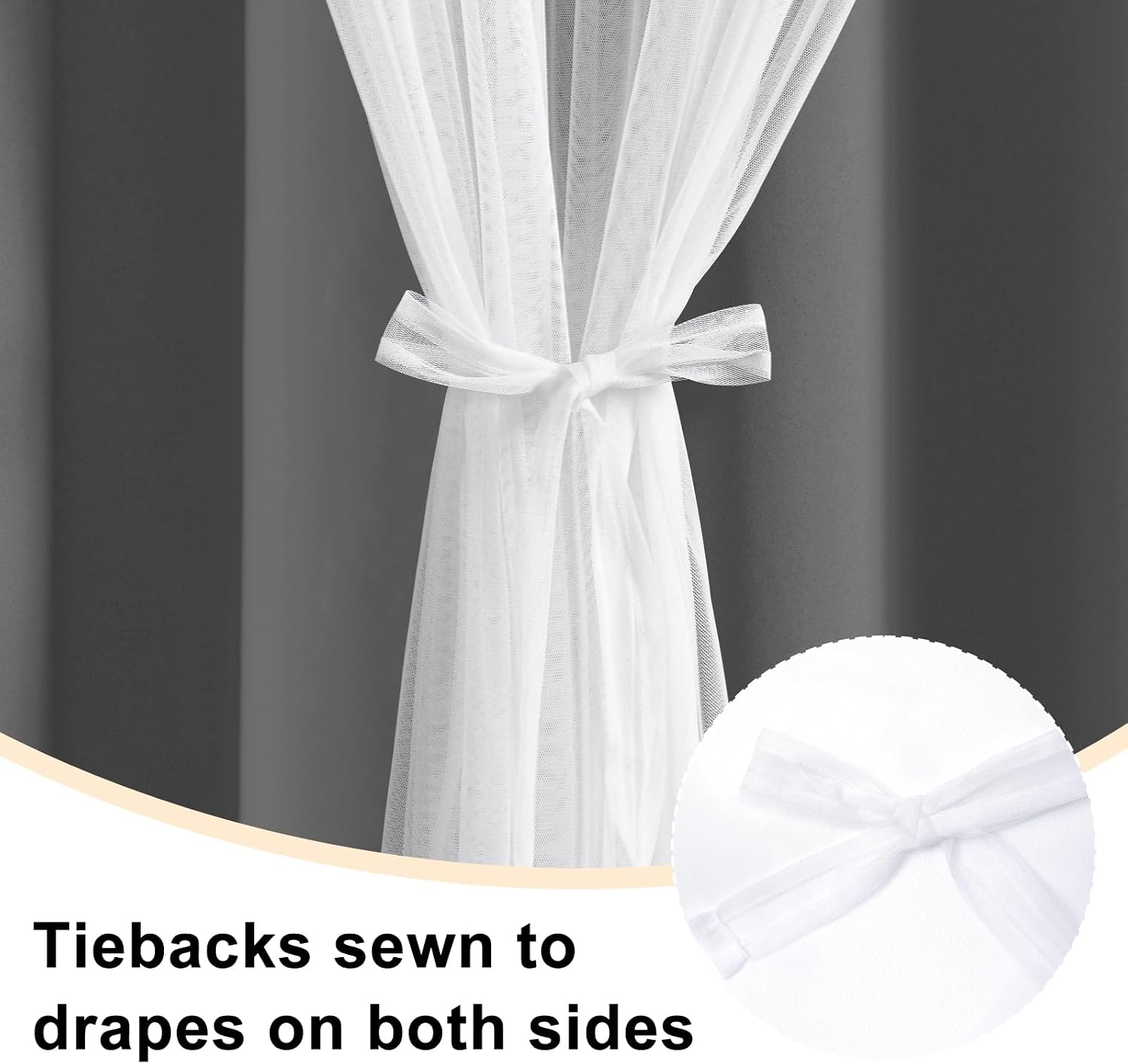 Grey Double Layer Thermal Blackout Curtains 52Wx63L