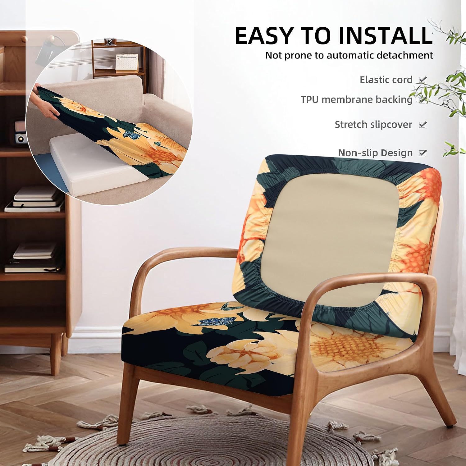 Washable Patio Cushion Slipcovers