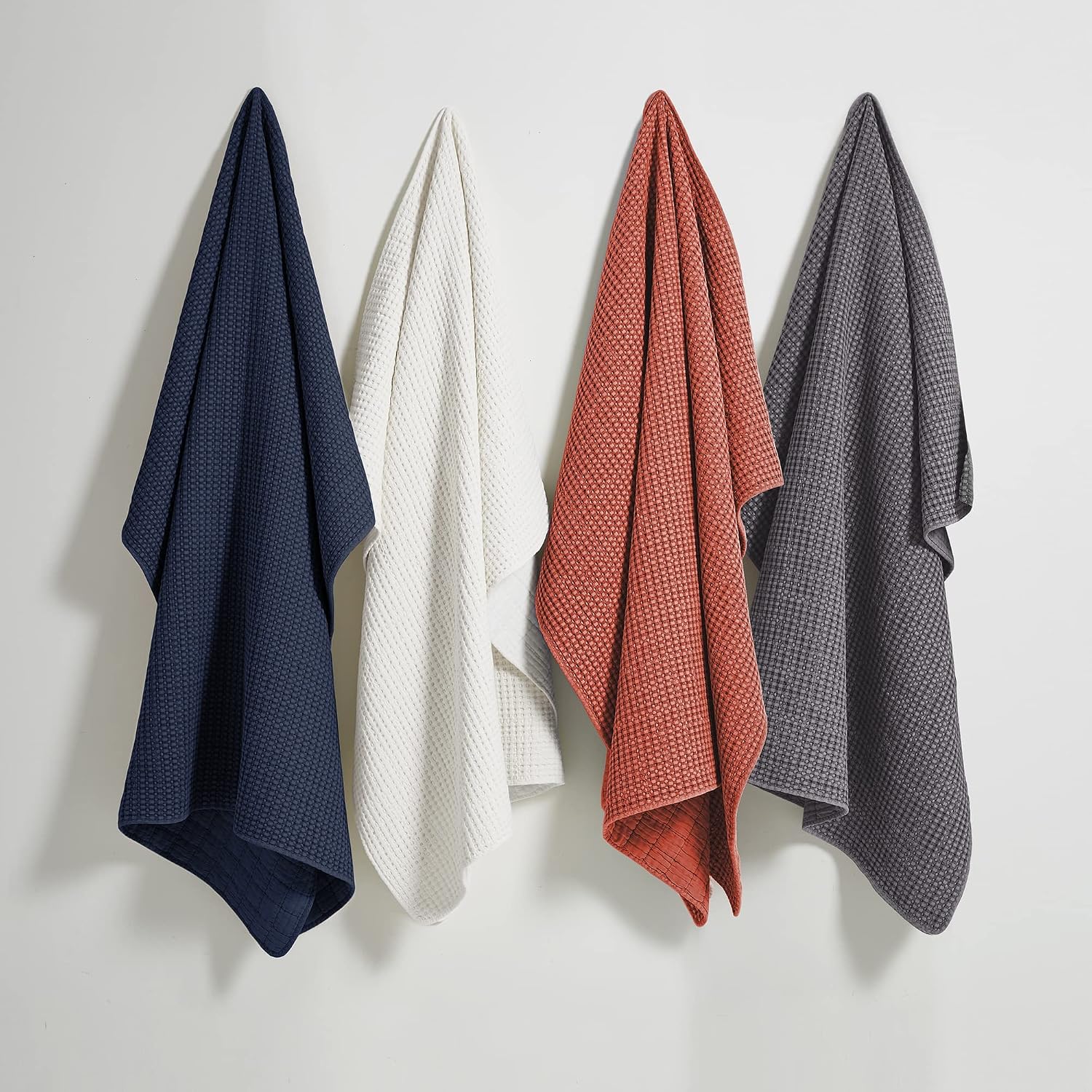 Adobe Cotton Waffle Throw Blanket 50x60in