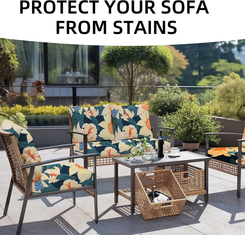 Washable Patio Cushion Slipcovers