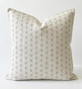 White Jacquard Geometric Pillow Covers