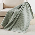 Desert Sage Cross Stitch Reversible Cotton Throw 50x60in