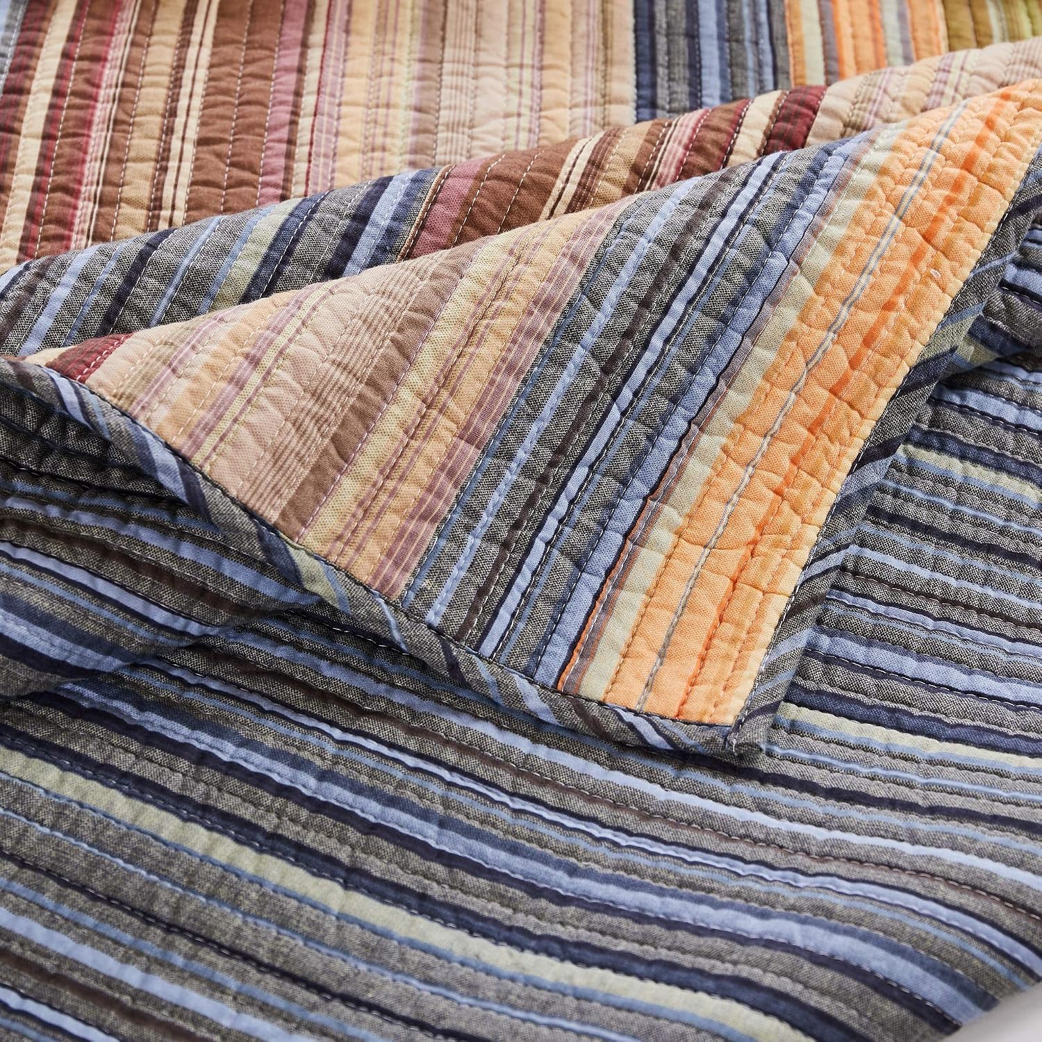 Katy Reversible Cotton Throw Blanket