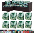 Green Forest Stretch Patio Cushion Covers